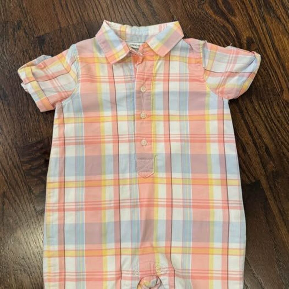 Janie & Jack baby shortall outfit size 3-6 months
